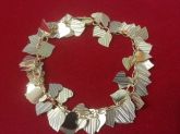 Pulseira coração folheada a ouro 18K